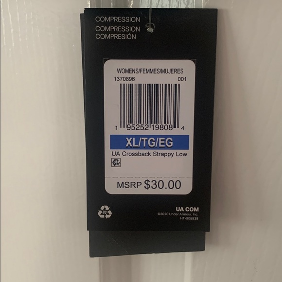 Under Armour Crossback Strappy Low Bra New! - Picture 6 of 10